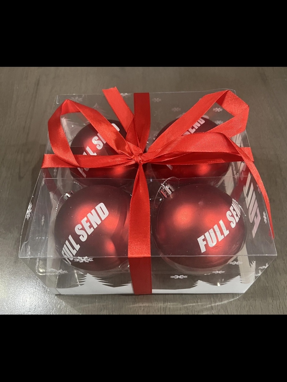 Full Send Nelk Boys Christmas Ornaments 4 Pack Limited Edition New